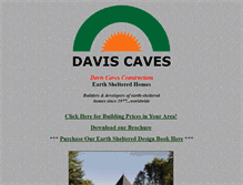 Tablet Screenshot of daviscaves.com
